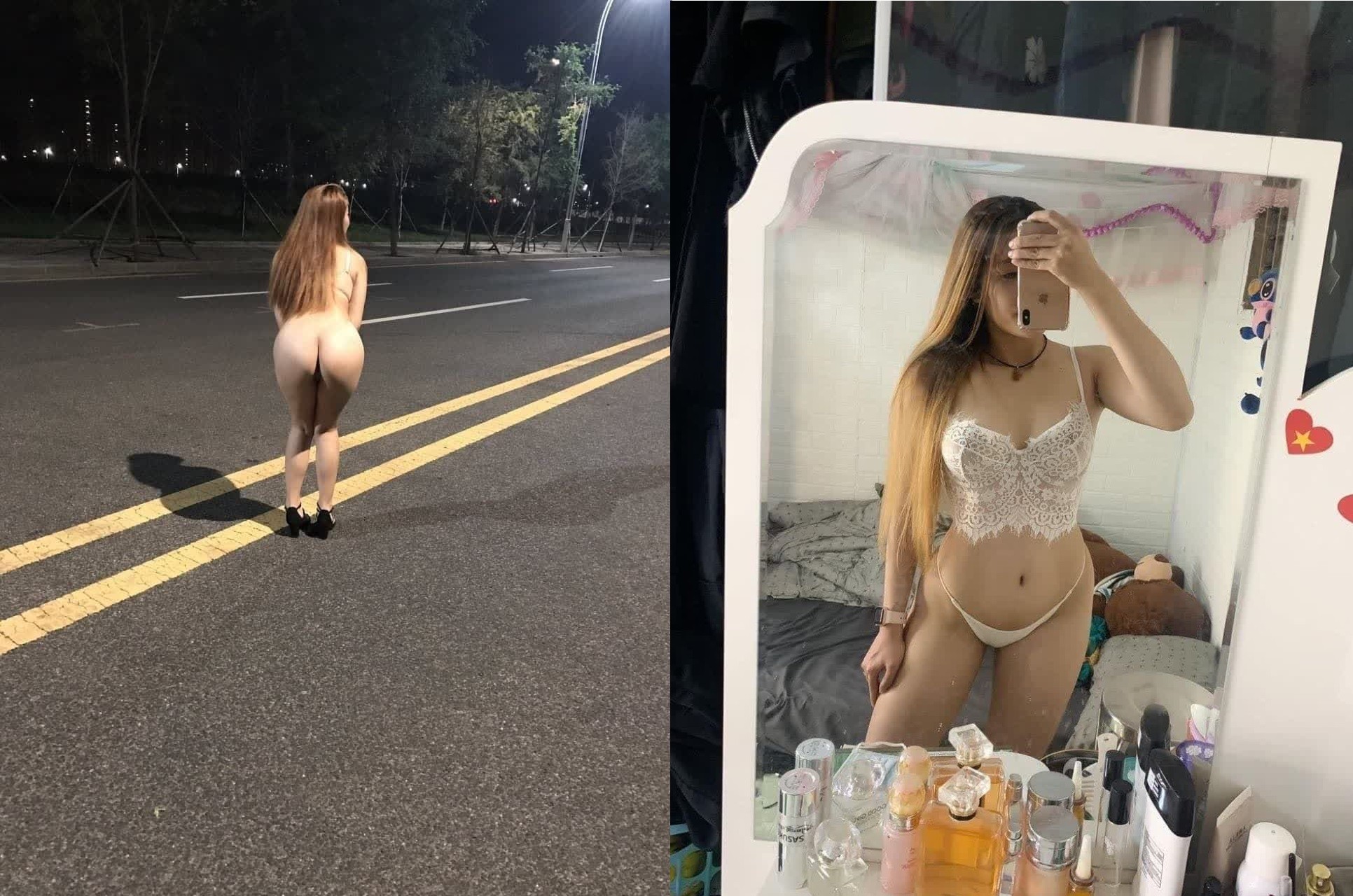 Em gái dâm lột sạch đứng giữa đường