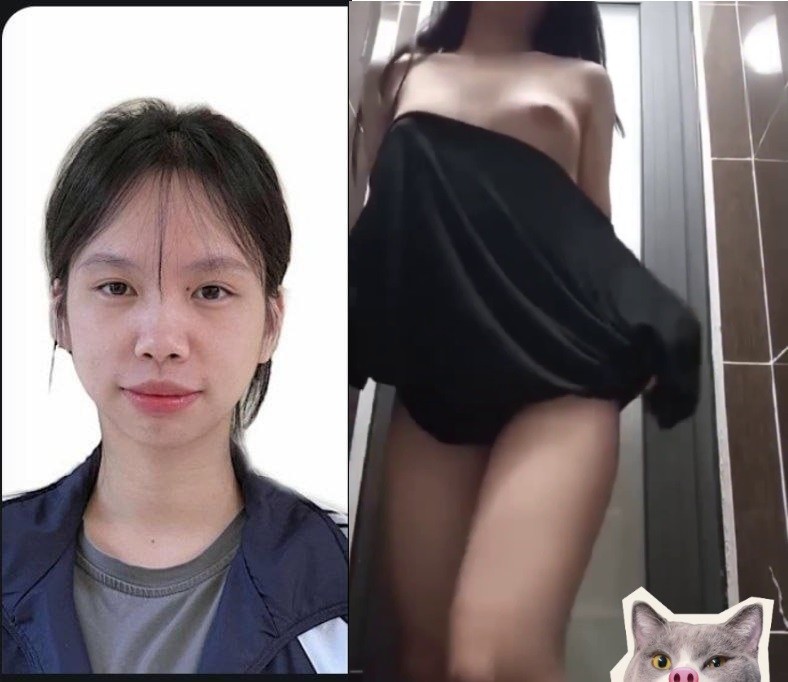 Sinh viên ngây thơ cho bạn xem bím