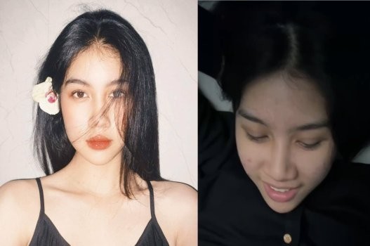 Sinh viên nữ trong video lãng mạn với bạn trai